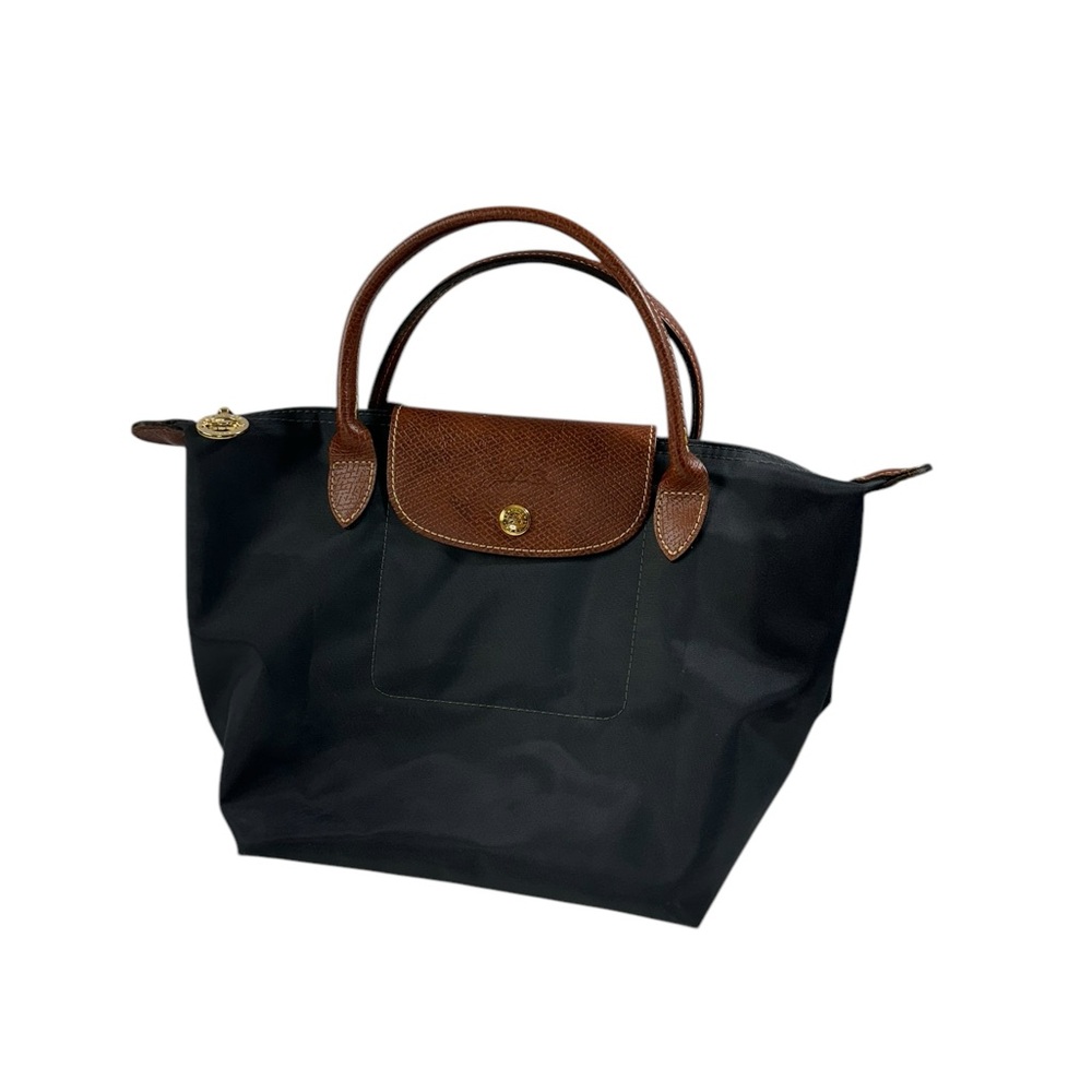 Longchamp dark Gray and Brown Tote Bag